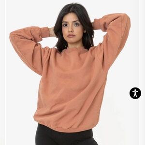 Los Angeles Apparel Heavy Fleece Crewneck Sweatshirt (Garment Dye)